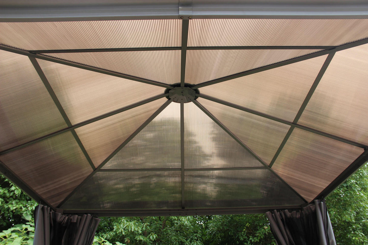 Runcton 3m x 3.6m Rectangular Polycarbonate Gazebo