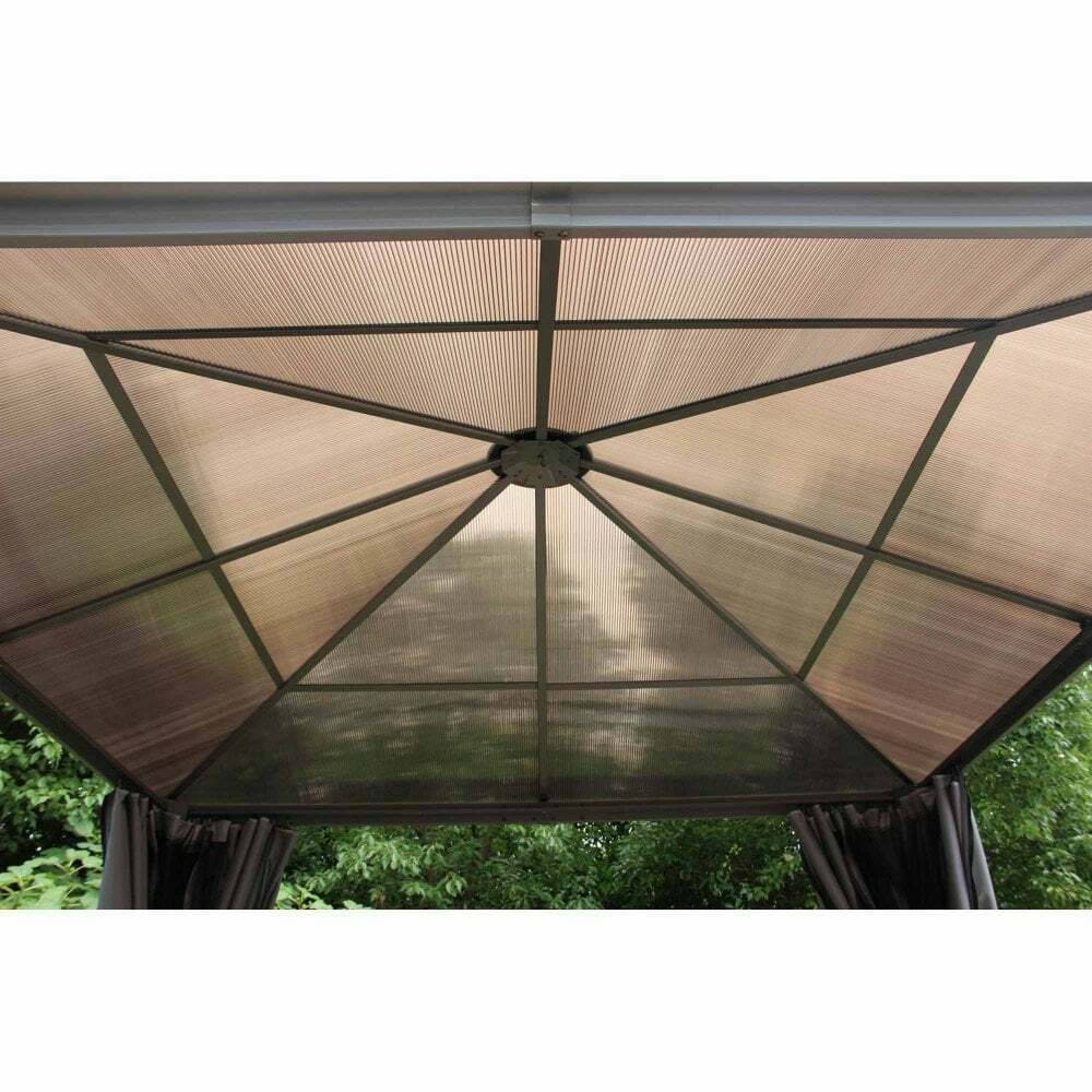 Runcton 3m x 3m Polycarbonate Gazebo