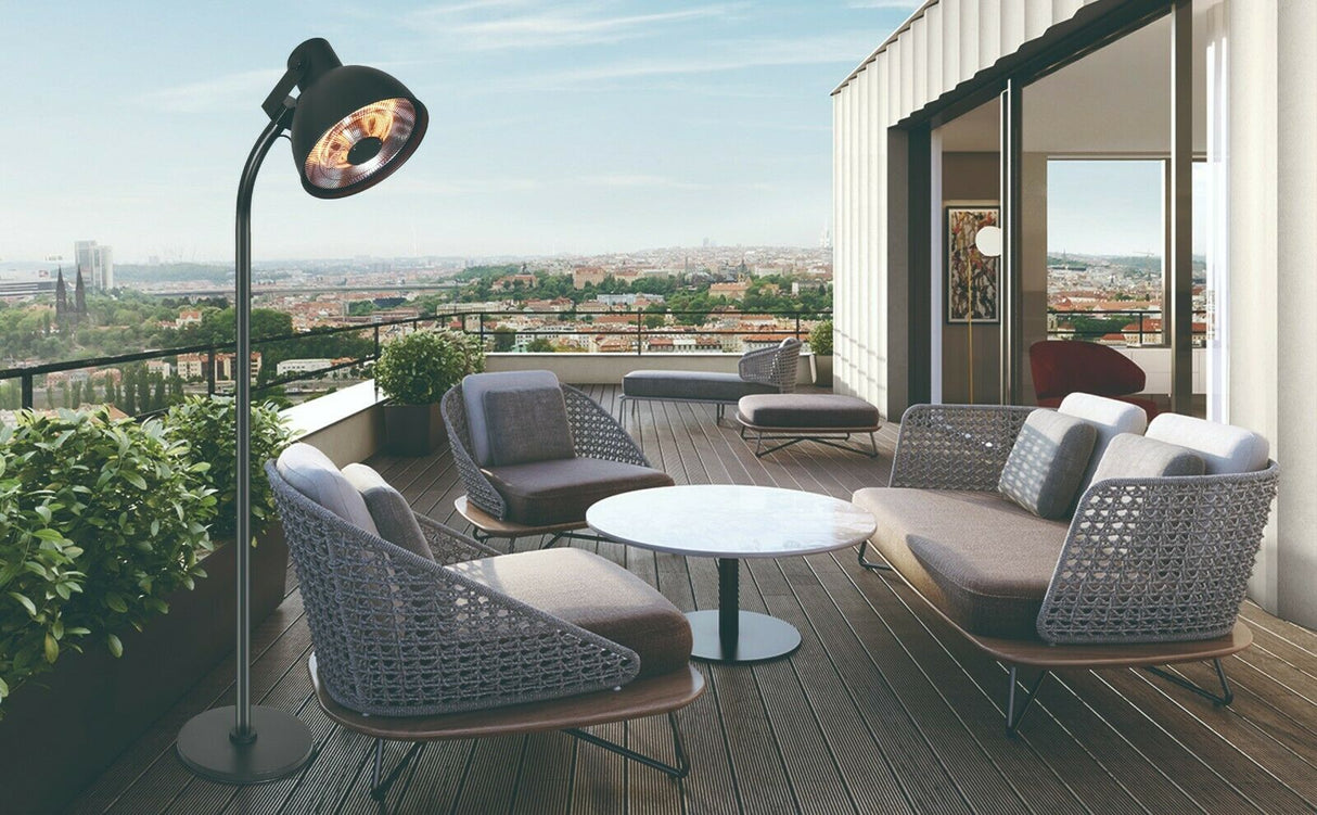 Outdoor 230cm Freestanding Electric Patio Dome Heater