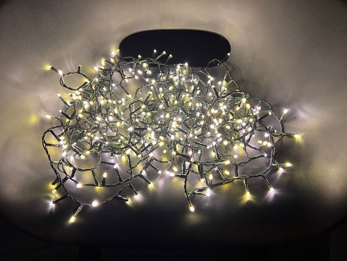 300 LED String/Fairy Christmas Tree Lights - Flickering Firefly Effect