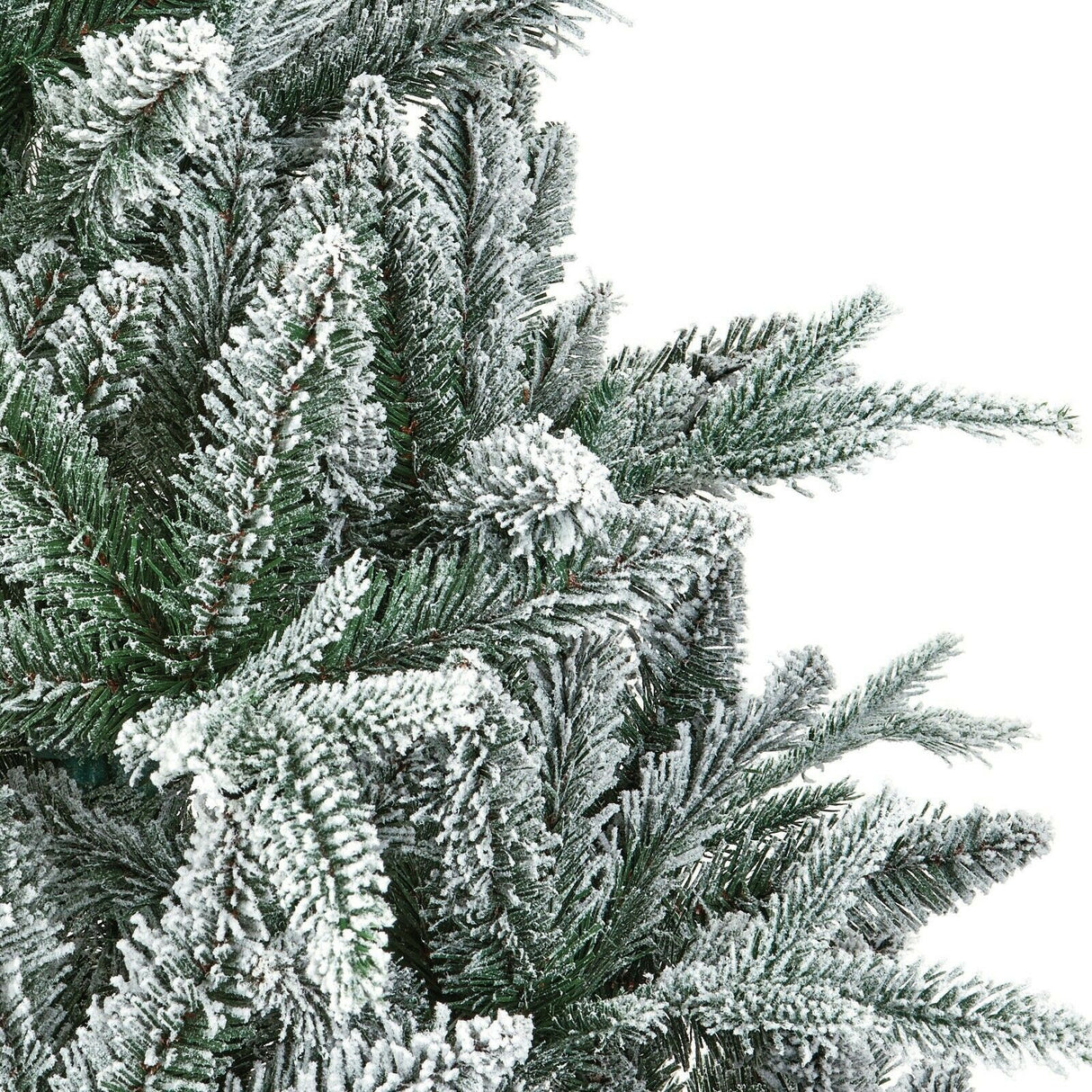 Lapland Fir Slim Snow Flocked Christmas Tree - 5ft/150cm