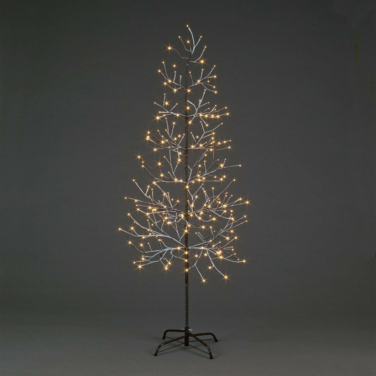 1.2m Snowy Twig Tree with 120 Warm White LED's