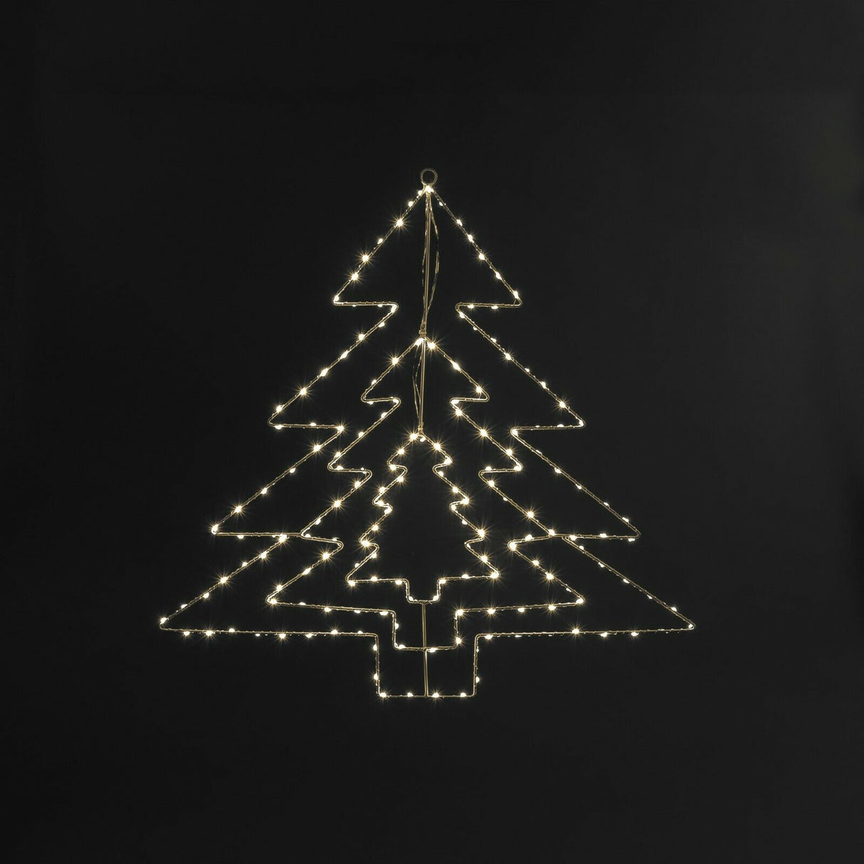 64cm LED Christmas Tree Silhouette Light - Warm White