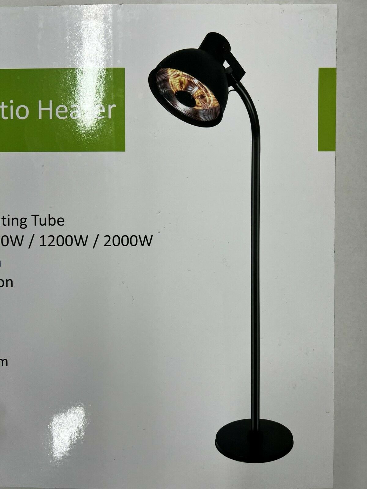 Outdoor 230cm Freestanding Electric Patio Dome Heater