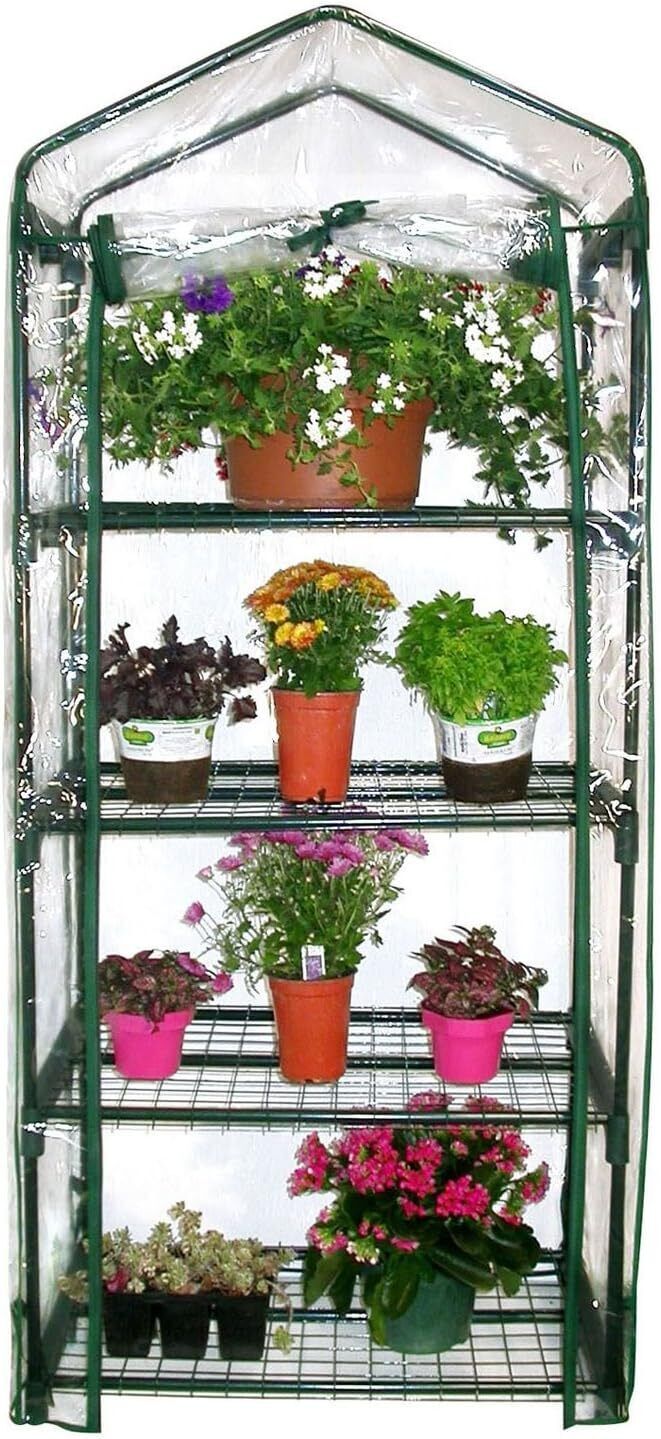 4-Tier Outdoor Garden Growhouse