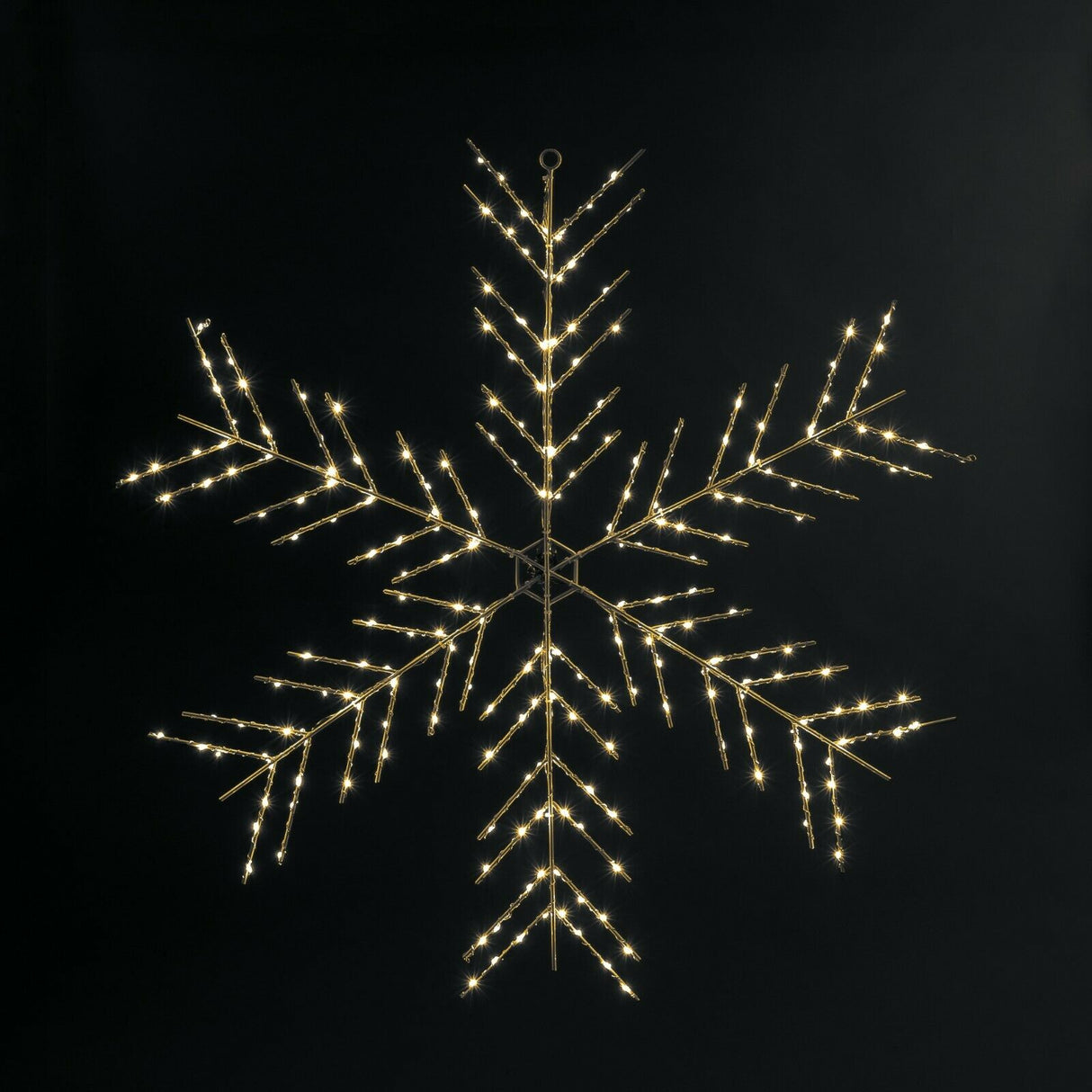75cm LED Snowflake Silhouette Light - Warm White