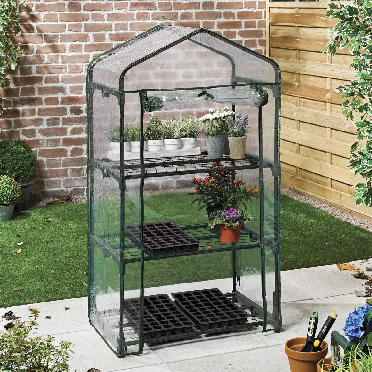 3-Tier Outdoor Garden Growhouse