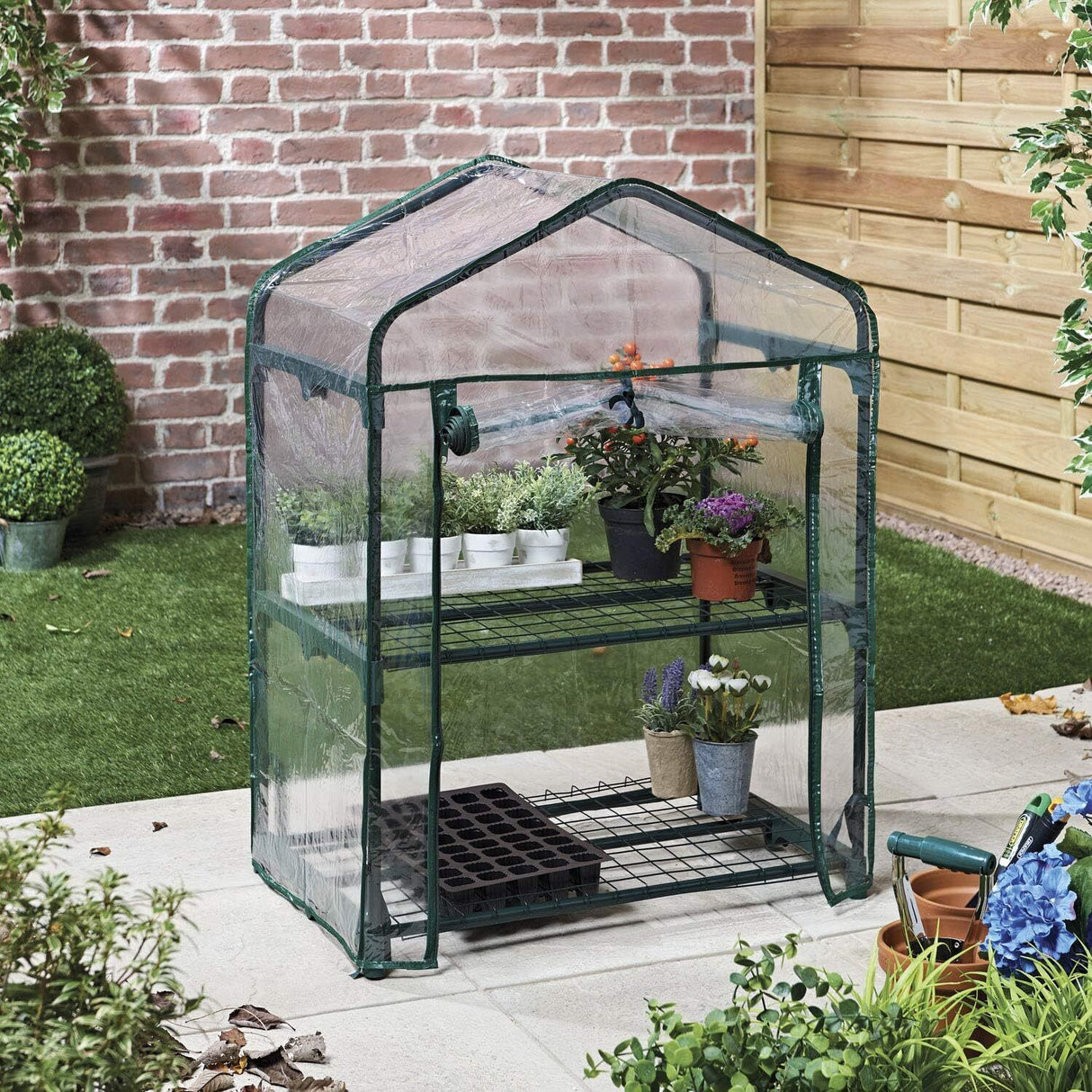 2-Tier Outdoor Garden Growhouse