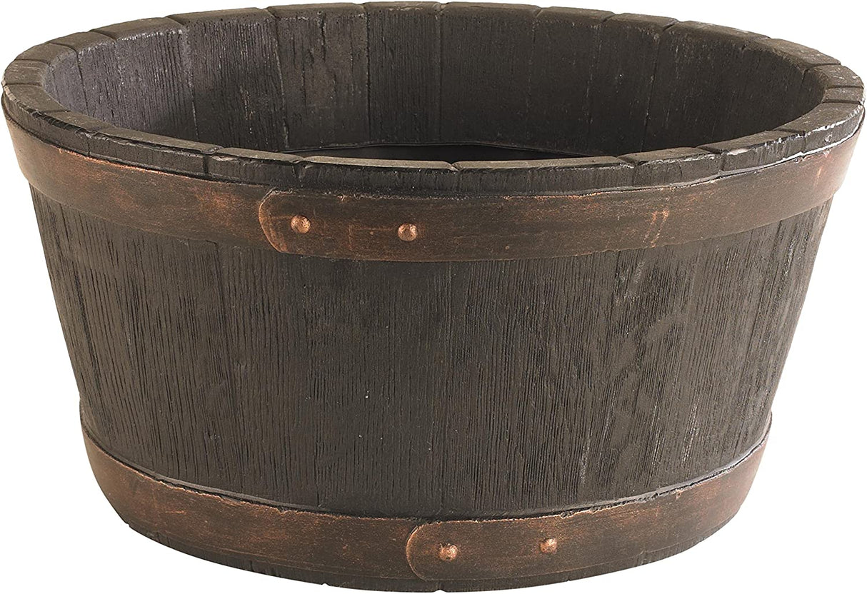 49cm Oakwood Barrel Planter