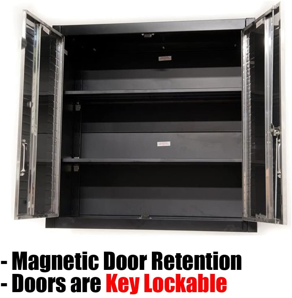 2 Door Metal Wall Storage Cabinet