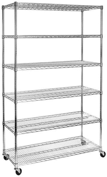 6 Tier Metal Garage Shelving Unit