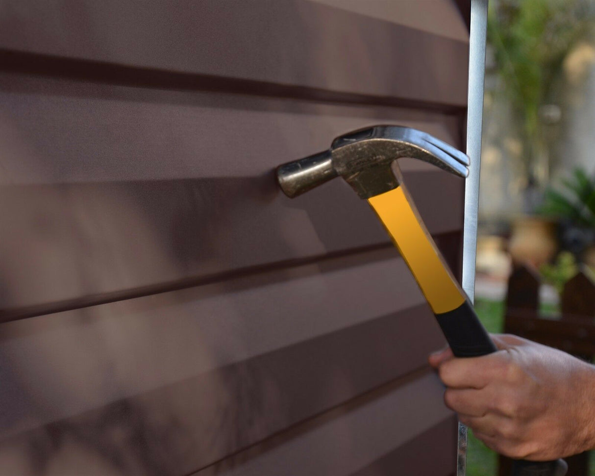 Palram - Canopia Skylight Brown Shed 6x8