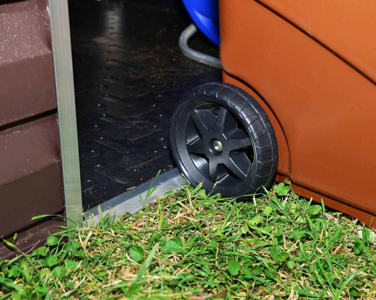 Skylight 6ft. x 3ft. Garden Shed - Dark Brown Polycarbonate Panels