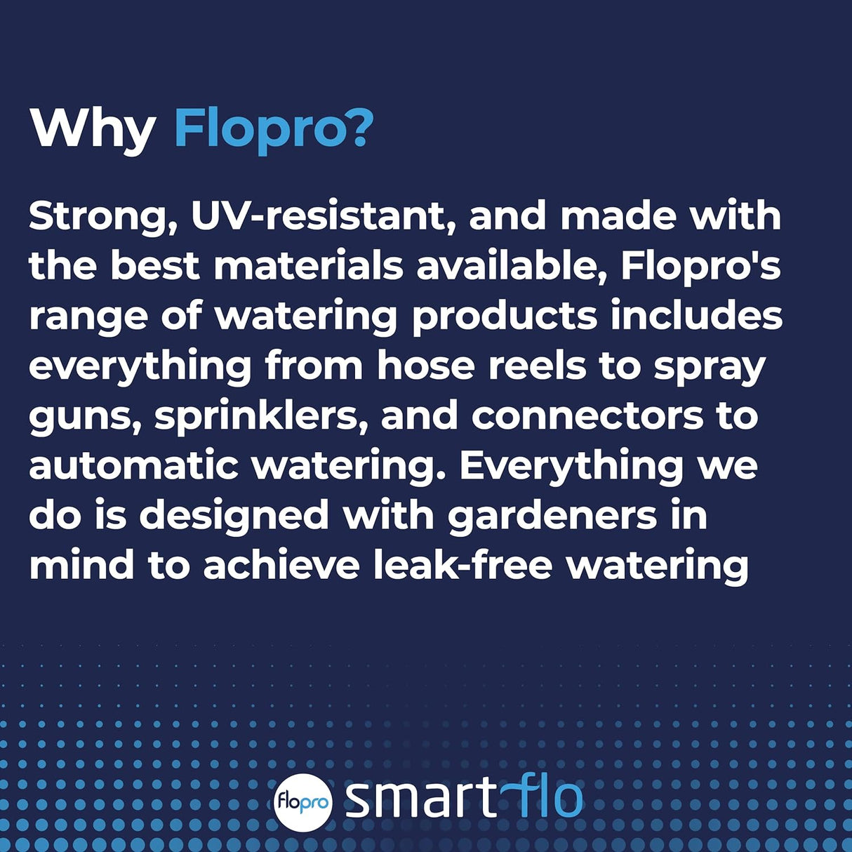 FloPro SmartFlo No Kink Complete Garden Hose Set 20m