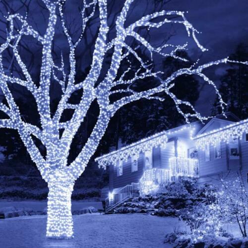 1,000 LED String/Fairy Christmas Tree Lights - Ice White