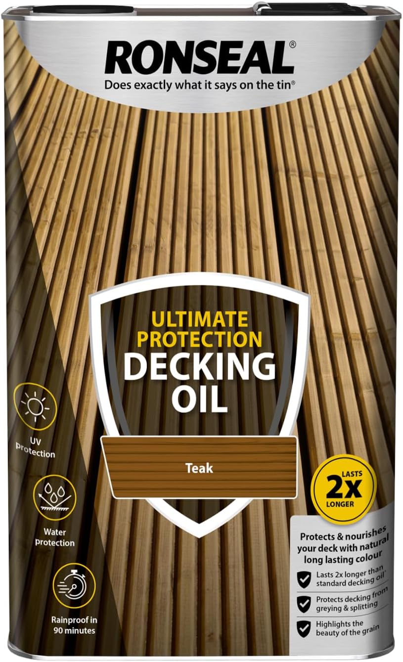 Ronseal Ultimate Decking Oil Teak 5L