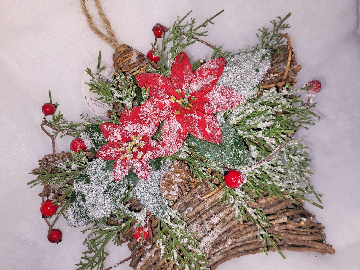 Twig Wrapped Hanging Star