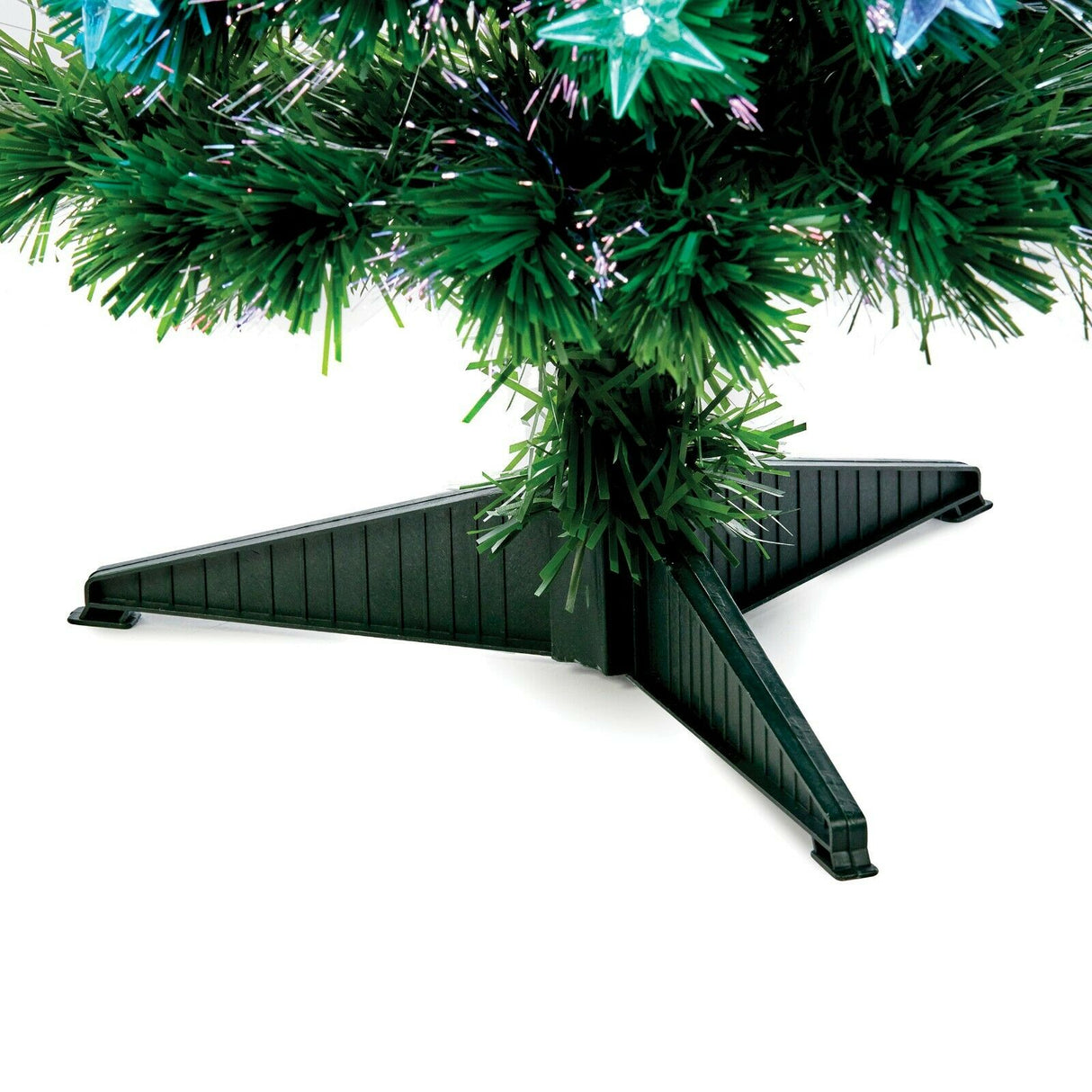 Fibre Optic Star Christmas Tree - 80cm