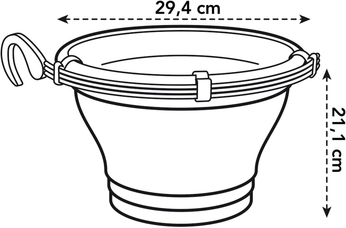 Corsica Hanging Basket 30cm - Vivid Violet