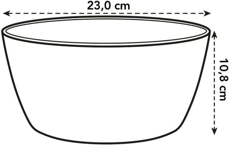 Brussels Bowl 23cm - White