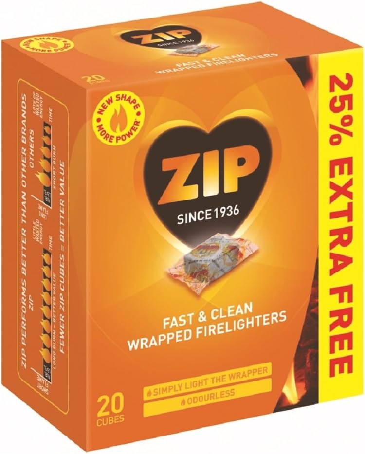 Zip - 16 + 4 (20pck) Wrapped Fire Lighters