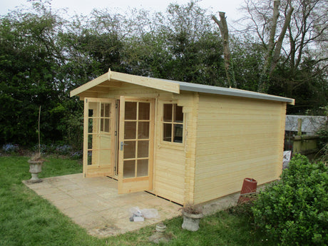 Shire Clipstone 12x12 Log Cabin