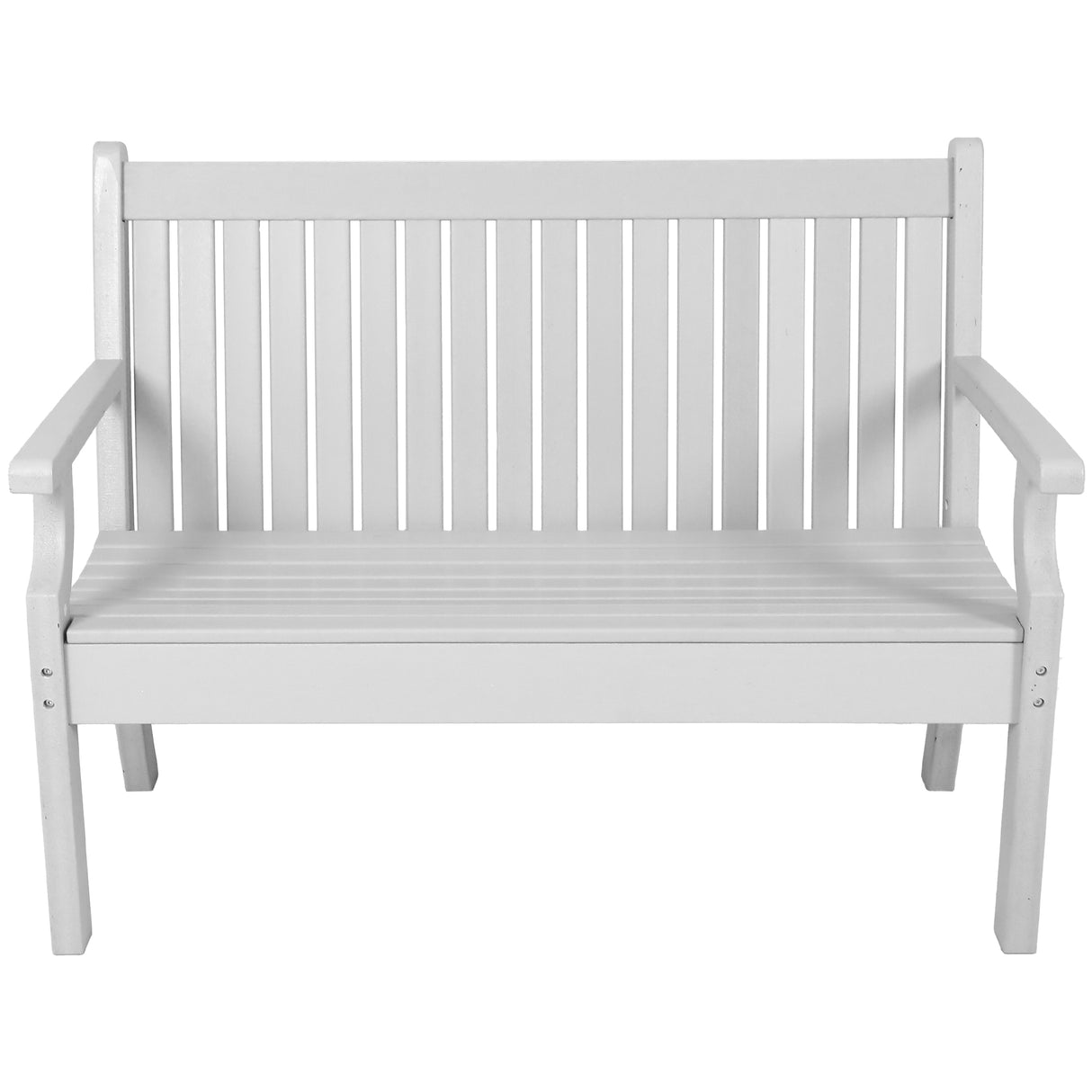 2 Seat Bench Viewpoint Faux Wood Outdoor  - Light Grey