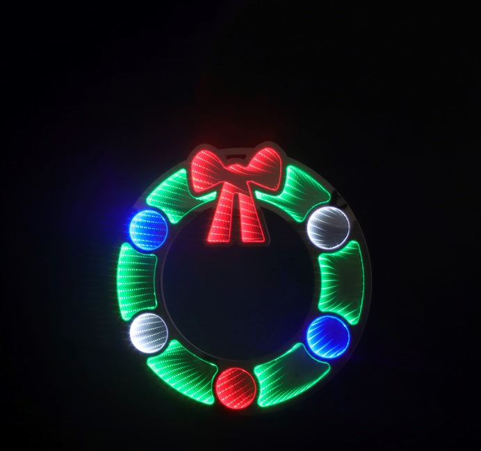 60cm Infinity LED Christmas Wreath