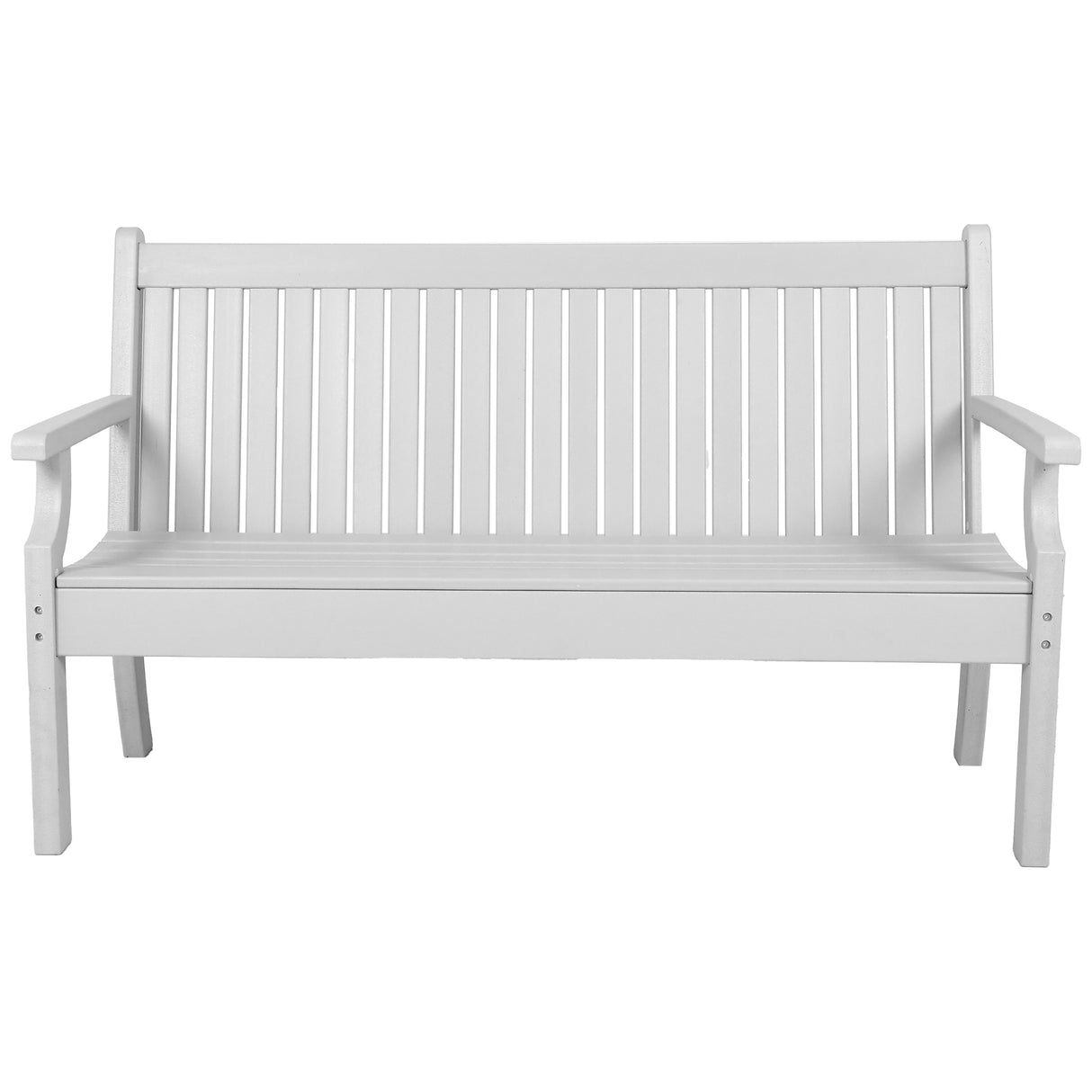 3 Seat Bench Viewpoint Faux Wood Outdoor  - Light Grey