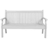 3 Seat Bench Viewpoint Faux Wood Outdoor  - Light Grey
