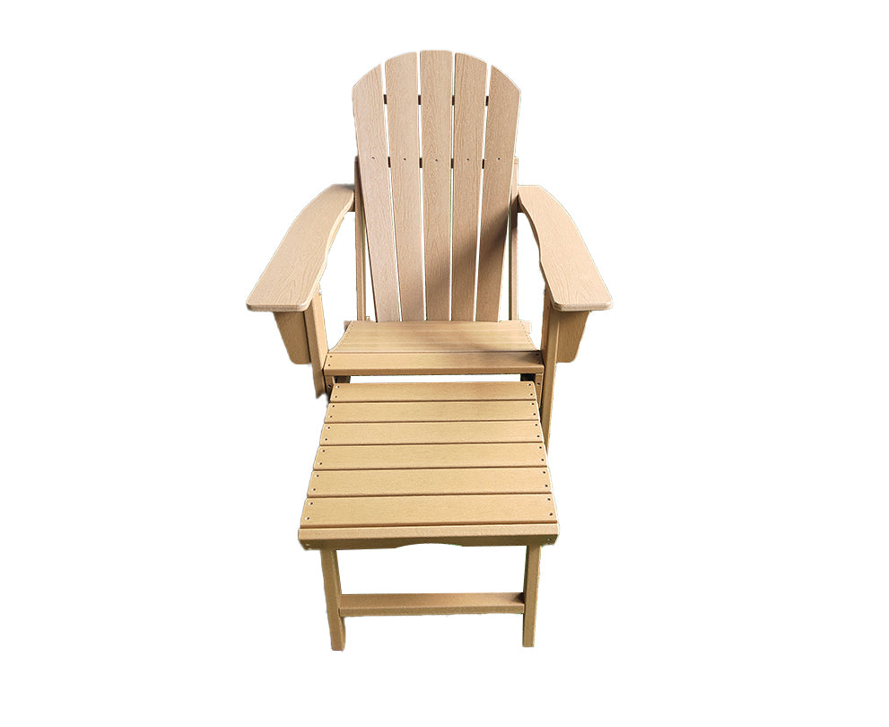 Vienna Wood Effect Adirondack Chair - Teak