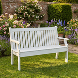 Viewpoint 2 Seat Polywood Bench 10 Year Guarantee  - Light Grey