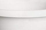 Amiga Round Plant Pot 40cm - Silky White