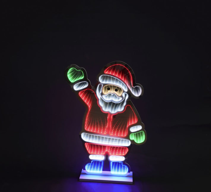 60cm Infinity LED Waving Santa