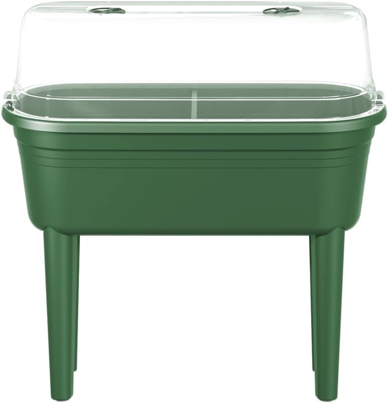 Raised Bed for Garden or Balcony - Planter including Protective Lid - 26.4 x 37.0 x 78.0