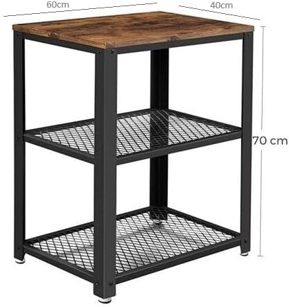 Wooden Kitchen Utility Shelves - 3 Tier