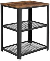 Wooden Kitchen Utility Shelves - 3 Tier