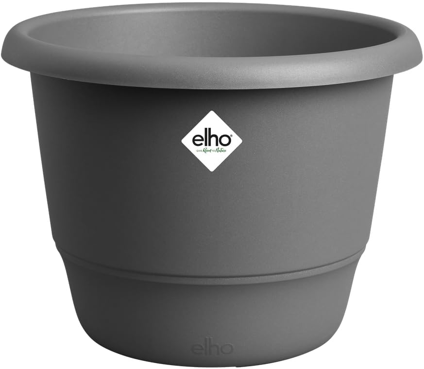 Amiga Round Plant Pot 40cm - Anthracite
