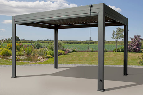 Athena 3m x 3m Aluminium Pergola