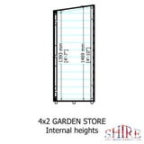 Shire Garden Store Shiplap 4x2