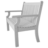 2 Seat Bench Viewpoint Faux Wood Outdoor  - Light Grey