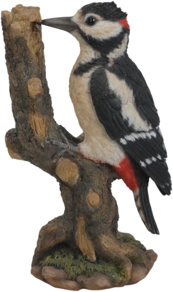 Spotted Woodpecker Garden Ornament