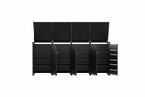 Modern Wheelie Bin Storage - Quadruple Bin - Anthracite