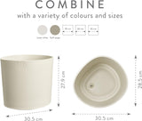 Eden 30cm Indoor / Outdoor Plant Pot - Linen White