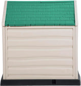 Dog House Kennel for Medium to Large Breeds - Green Roof