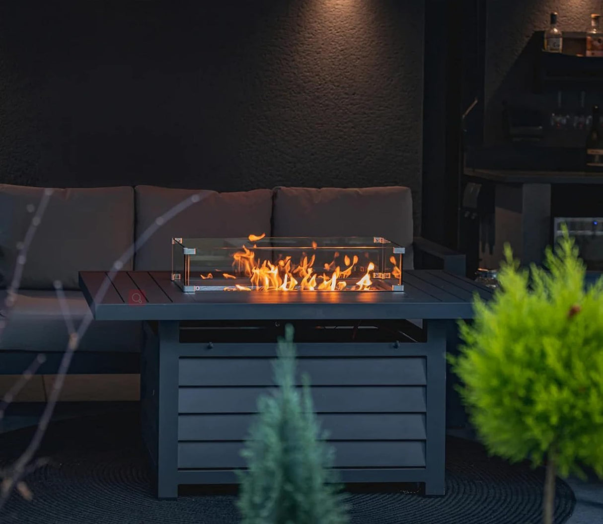 Wisteria Lane Aluminium Fire Pit Table