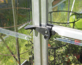 Hybrid 6' x 12' Greenhouse - Silver Frame & Hybrid Polycarbonate Panels