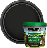 Ronseal One Coat Shed and Fence Protector Tudor Black Oak 5L