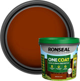 Ronseal One Coat Shed and Fence Protector Medium Oak 5L