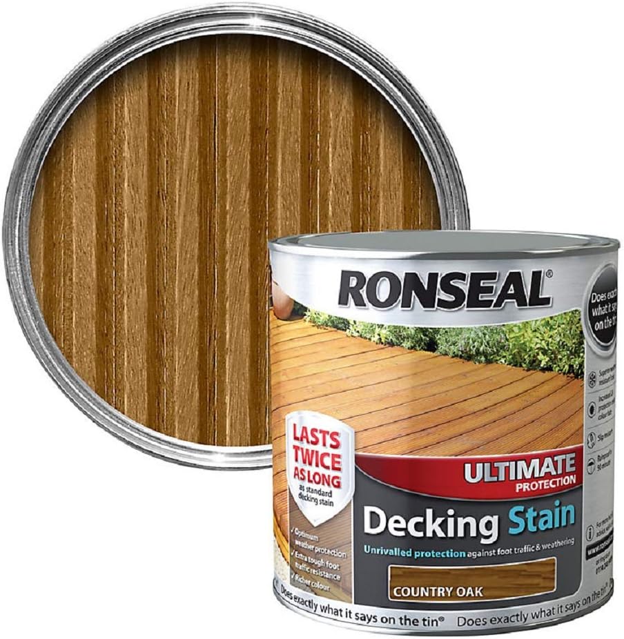 Ronseal Ultimate Protection Decking Stain 5L - Country Oak